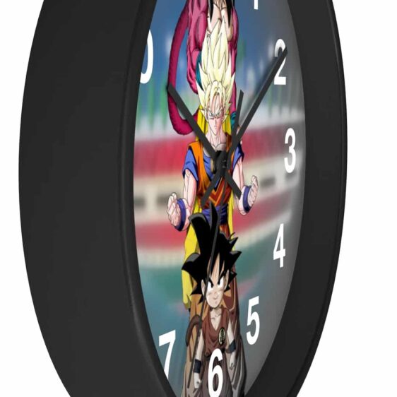 Dragon Ball Z Son Goku Different Forms Classic Wall Clock