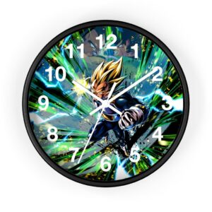 Dragon Ball Z Super Saiyan Vegeta Dokkan Art Dope Wall Clock