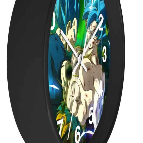 Dragon Ball Goku & Vegeta Blue Badass Pose Wall Clock