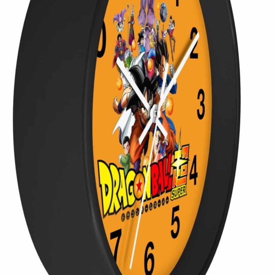 Dragon Ball Super Main Characters Poster Cool Wall Clock