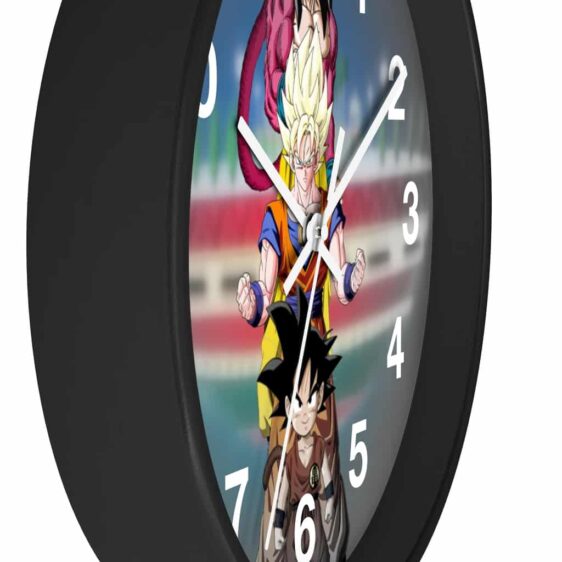 Dragon Ball Z Son Goku Different Forms Classic Wall Clock