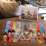 Dragon Ball All Goku Transformation UI Silhouette Puzzle