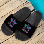 Dragon Ball Capsule Corp Future Trunks Retro Neon Dope Slide Sandals