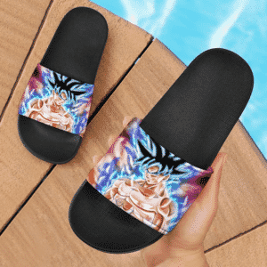 Dragon Ball Kakarot Ultra Instinct Colorful Design Cool Slide Footwear