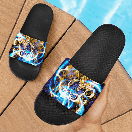 Dragon Ball Legends Future Trunks Energizing Art Dope Slide Footwear