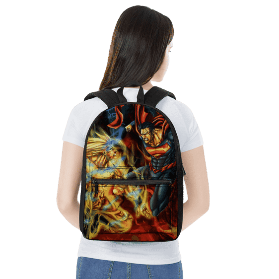 Dragon Ball Son Goku Versus Superman Fantastic Backpack