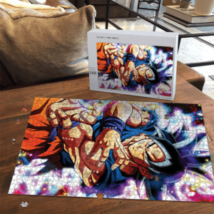 Dragon Ball Super Goku Ultra Instinct Colorful Portrait Puzzle
