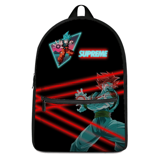 Dragon Ball Super Saiyan Blue Son Goku Supreme Neon Backpack