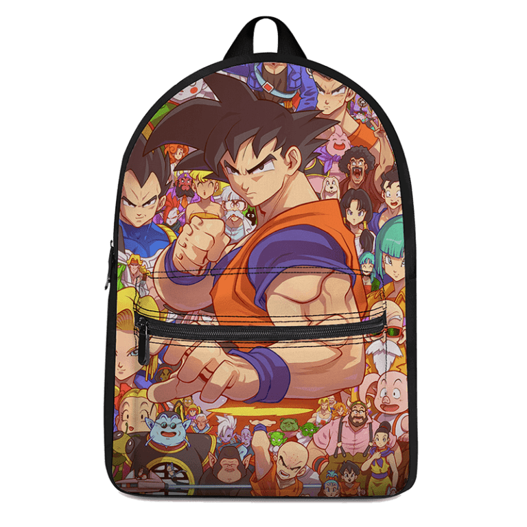 Dragon Ball Z All Characters Goku Family Art Cool Backpack