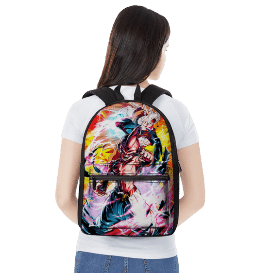 Dragon Ball Z Kid Buu And Kakarot SSJ3 Cool Backpack
