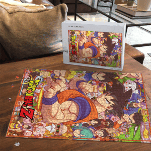 Dragon Ball Z Son Goku Vegeta Family Of Characters Portrait Puzzle
