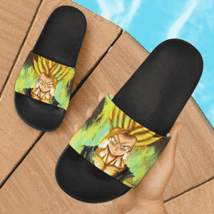 Dragon Ball Z Teen Gohan Painting Style Art Dope Slide Slippers
