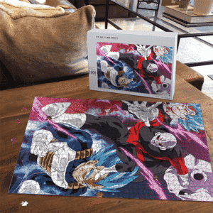 Super Saiyan Blue Goku Vegeta VS Jiren Dragon Ball Puzzle