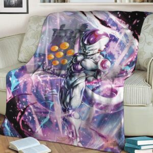 DBZ Frieza With Complete Dragon Balls Amazing Blanket