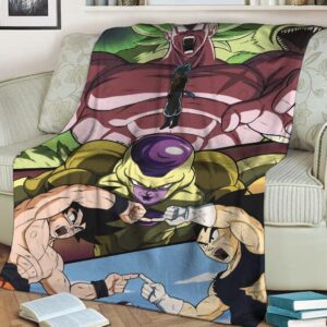 Dragon Ball Broly Movie Frieza Vegeta Goku Piccolo Awesome Fleece Blanket