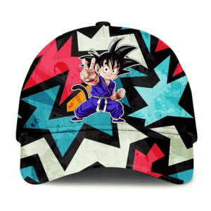 Dragon Ball GT Kid Goku Abstract Dope Artwork Cool Dad Cap