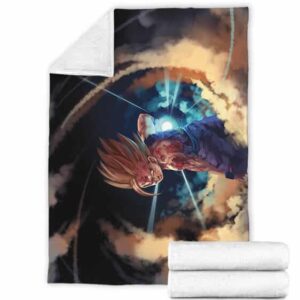 Dragon Ball Kid Gohan SSJ2 Battle Mode Awesome Blanket