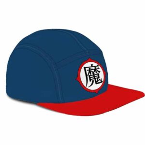 Dragon Ball King Piccolo's Kanji Symbol Cosplay Blue Red Camper Hat