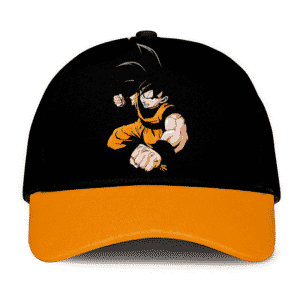 Dragon Ball Son Goku Minimalist Artwork Black Orange Baseball Hat