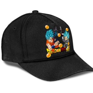 Dragon Ball Super Goku Beerus Whis Vegeta Cool Black Dad Hat