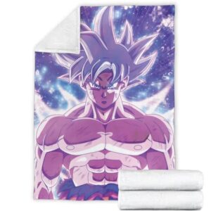 Dragon Ball Super Goku Kakarot Ultra Instinct Awesome Throw Blanket
