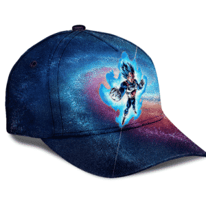 Dragon Ball Super Vegeta In Colorful Galaxy Dope Dad Baseball Hat