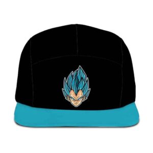 Dragon Ball Super Vegeta SSGSS Black Blue Camper Hat