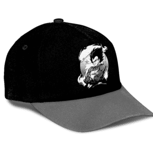 Dragon Ball Vegeta Base Form Awesome Black Gray Dad Baseball Hat