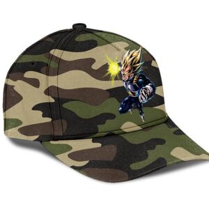 Dragon Ball Vegeta Super Saiyan Camouflage Cool Baseball Hat