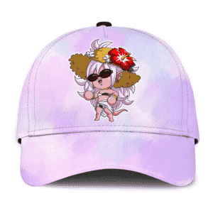 Dragon Ball Z Android 21 Chibi Cute Summer Watercolor Pink Dad Hat