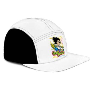 Dragon Ball Z Fresh Prince Vegeta Awesome Black White Camper Cap