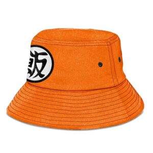 Dragon Ball Z Future Gohan Kanji Orange Awesome Bucket Hat