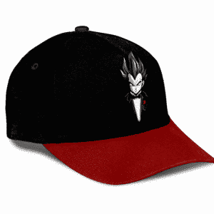 Dragon Ball Z Gentleman Vegeta Dope Black Red Trucker Hat