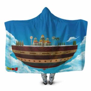 Dragon Ball Z God's Temple Look Out Korin Tower Hoodie Blanket