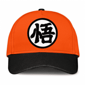 Dragon Ball Z Goku's Kanji Symbol Awesome Orange Black Classic Cap