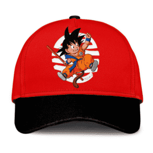 Dragon Ball Z Happy Kid Goku Wonderful Red Dad Baseball Cap