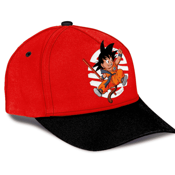 Dragon Ball Z Happy Kid Goku Wonderful Red Dad Baseball Cap