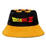 Dragon Ball Z Logo Classic Style Black & Orange Bucket Hat
