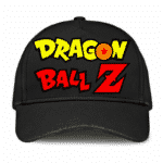 Dragon Ball Z Logo Minimalist Black Cool Baseball Cap