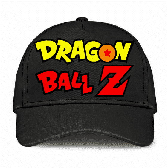 Dragon Ball Z Logo Minimalist Black Cool Baseball Cap