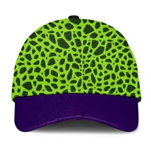 Dragon Ball Z Perfect Cell Inspired Pattern Cosplay Dad Cap