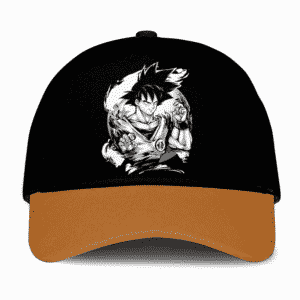 Dragon Ball Z Son Goku Base Form Dope Black Brown Baseball Cap