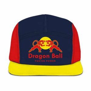 Dragon Ball Z Vegeta Goku Red Bull Parody Fusion Five Panel Cap