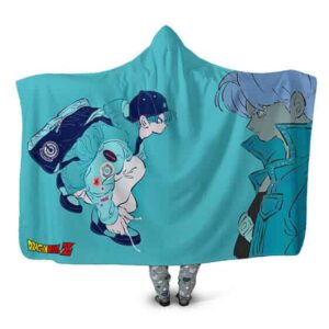 Dragon Ball Z What If Future Trunks Capsule Corp. Hoodie Blanket
