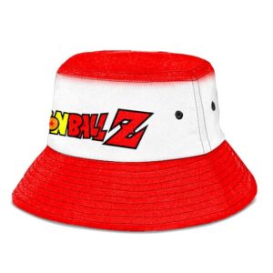 Dragon Ball Z White and Red Simple but Awesome Bucket Hat