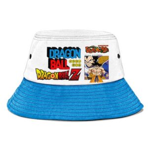 Goku vs Vegeta Dragon Ball Z White Blue Awesome Bucket Hat