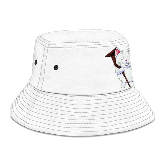 Master Karin Dragon Ball Z White Cool and Awesome Bucket Hat