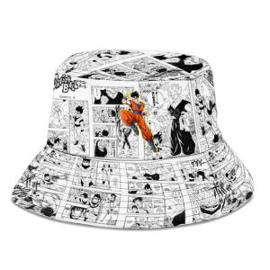 Mystical Son Gohan Manga Strip Cool and Powerul Bucket Hat