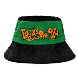 Shenron Dragon Ball Dark Green Black Super Cool Bucket Hat