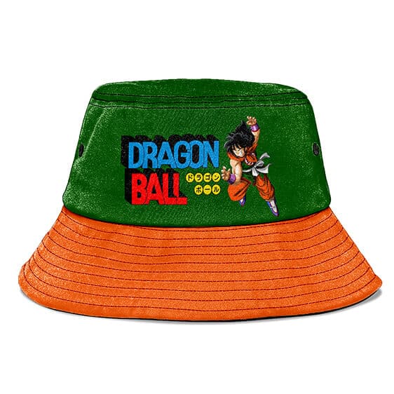 Yamcha Dragon Ball Green and Orange Nice and Cool Bucket Hat